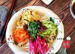 Illustration of making fried noodles 16