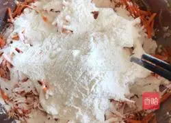 Illustration of how to make radish cake 5