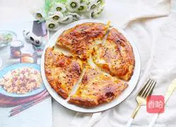 Illustration of how to make poppy milk cheese sweet potato cake 13