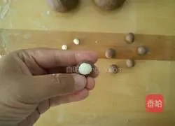 Illustration of how to make cartoon cocoa steamed buns 18