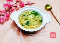 Illustration of how to make ham and mushroom soup 18