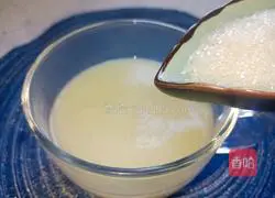 Illustration of how to make lotus seed, yam, tremella, lily and millet paste 8