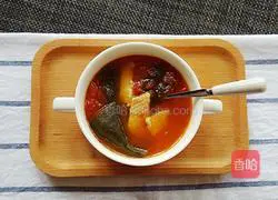 Illustration of how to make tomato meat soup 6