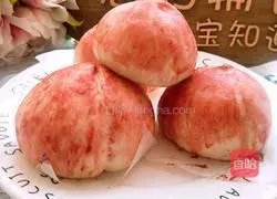 Illustration of how to make peaches as a staple food 8