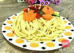 Illustration of Sichuan style cold noodles 11