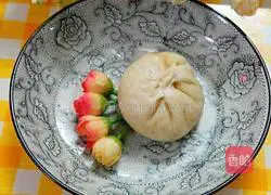 Illustration of how to make cabbage and meat buns 13