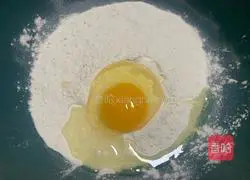Illustration of how to make breakfast hand cakes 2