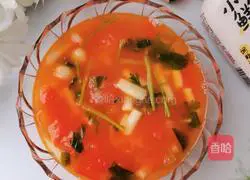 Illustration of how to make tomato, seafood and mushroom soup 12