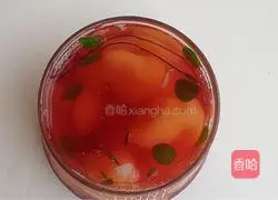 Lychee Cranberry Drink Recipe Illustration 9