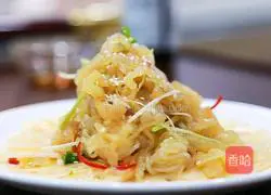 Illustration of how to make spicy mustard jellyfish 8