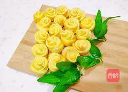 Illustration of how to make a bouquet of yellow flowers 21