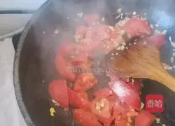 Illustration of Italian recipes for tomatoes and eggs 9