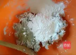 Illustration of how to make cheese shrimp balls 4