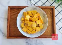 Illustration of how to make crispy pumpkin cake 2