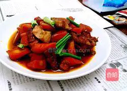 Illustration of how to cook pork ribs with carrots 11