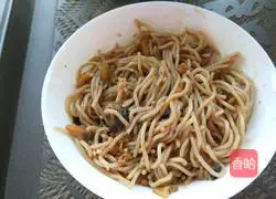 Illustration of how to make Zhangjiakou's special delicacy oatmeal noodles 16