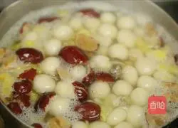 Fruit Creative Dish#Fruit Yuanzi Soup Recipe Illustration 5