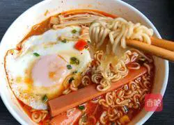Illustration of how to make Li's instant noodles 7