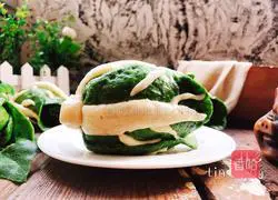 Illustration of how to make cabbage steamed buns 20