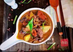 Illustration of tomato and potato stewed beef 18
