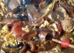 Illustration of making braised noodles 13