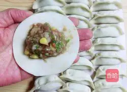 Illustration of how to make scallops and corn dumplings 11