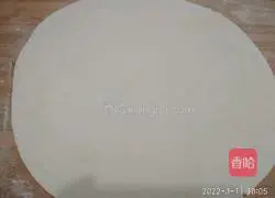 Illustration of how to make hand-made rapeseed and egg noodles 1