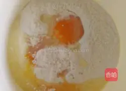 Illustration of how to make tomato egg pancake 1
