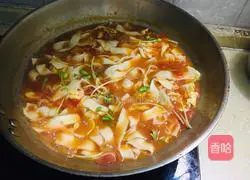 Illustration of how to make egg and tomato noodle soup 15