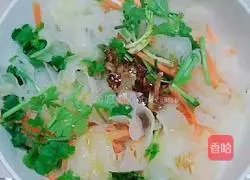 Illustration of how to make cold white fungus 3