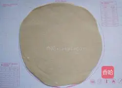 Illustration of how to make scallion pancake 9