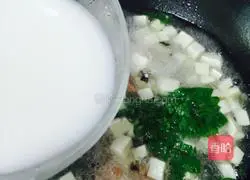 Illustration of how to make tofu soup 8