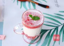 Milk strawberry cup recipe 5