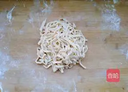 Illustration of hand-rolled noodles 7
