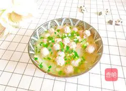 Winter Melon and Meatball Soup Illustration 18