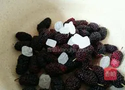 Illustration of how to make mulberry fruit tea 2
