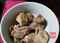 Illustration of how to make large plate chicken 2