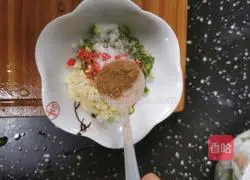 Illustration of how to make cold vermicelli and baby vegetables 8