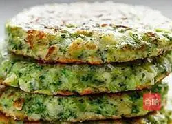 Illustration of how to make broccoli cake 5