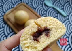 Corn flour bean paste buns Illustration of how to do it 8
