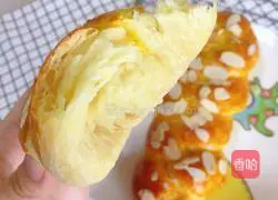 Illustration of how to make braided bread (hand-kneaded dough) 8