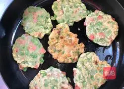 Illustration of how to make pea cakes 8