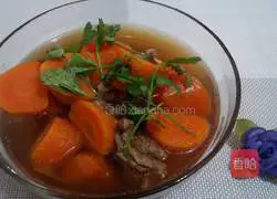 Illustration of carrot stewed mutton 10