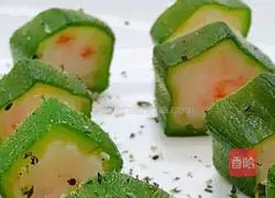 Okra Stuffed Shrimp Illustration 9