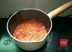 Tomato egg soup udon noodles Practice illustration 5