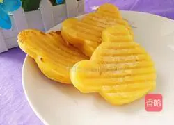 Orange milk pancake (little bear head shape) Illustration of how to do it 18