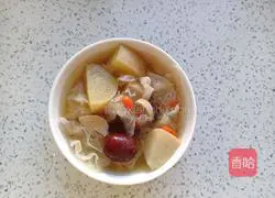 Illustration of how to make Tremella Fruit Sweet Soup 8