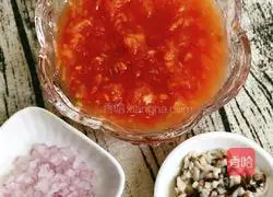 Illustration of how to make spinach noodles with tomato meat sauce 5