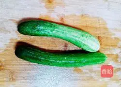 Cold cucumber Illustration of how to do it 1