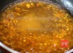 三dice Illustration of making tofu soup 6